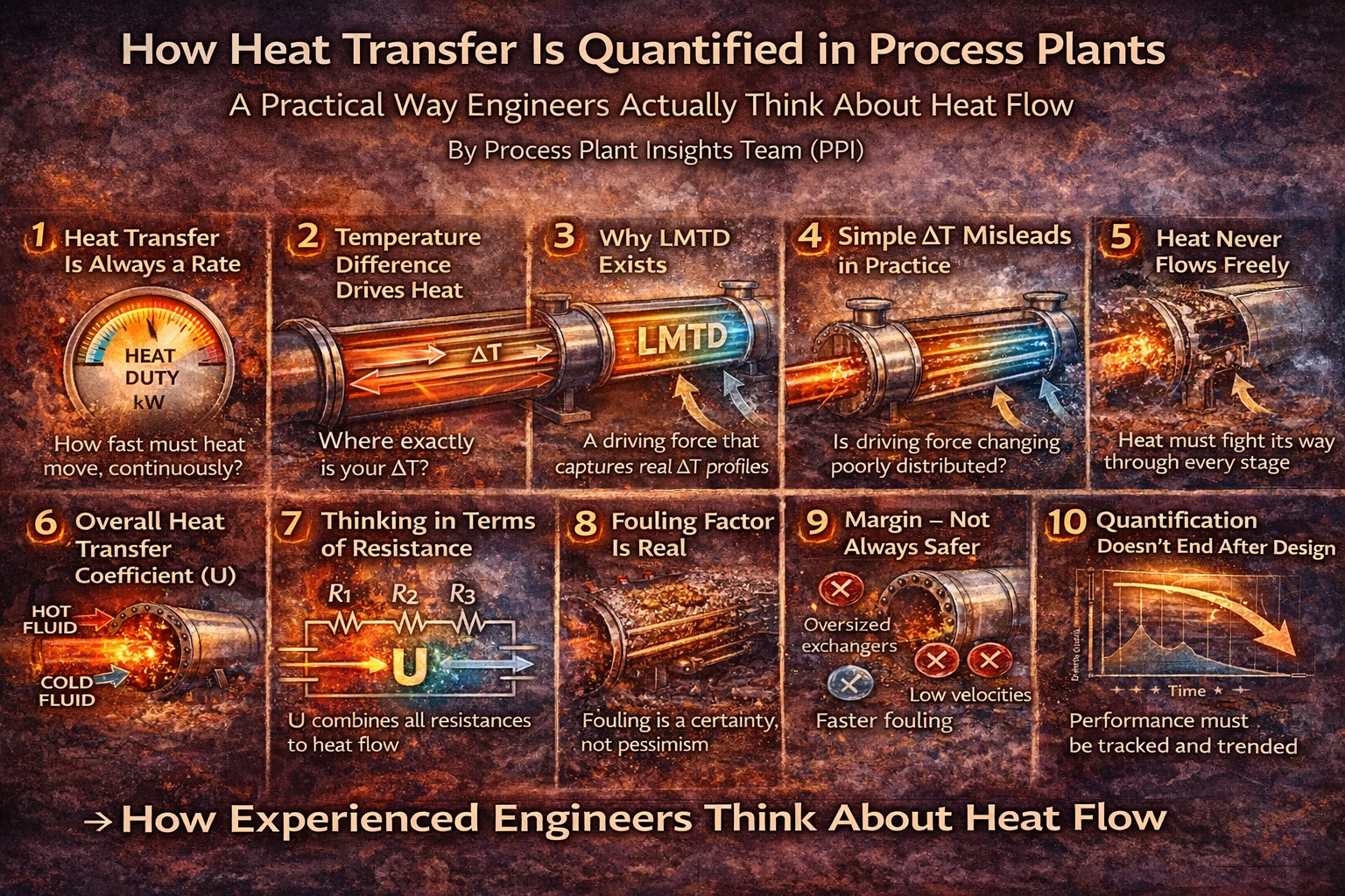 heat transfer quantification in process plants