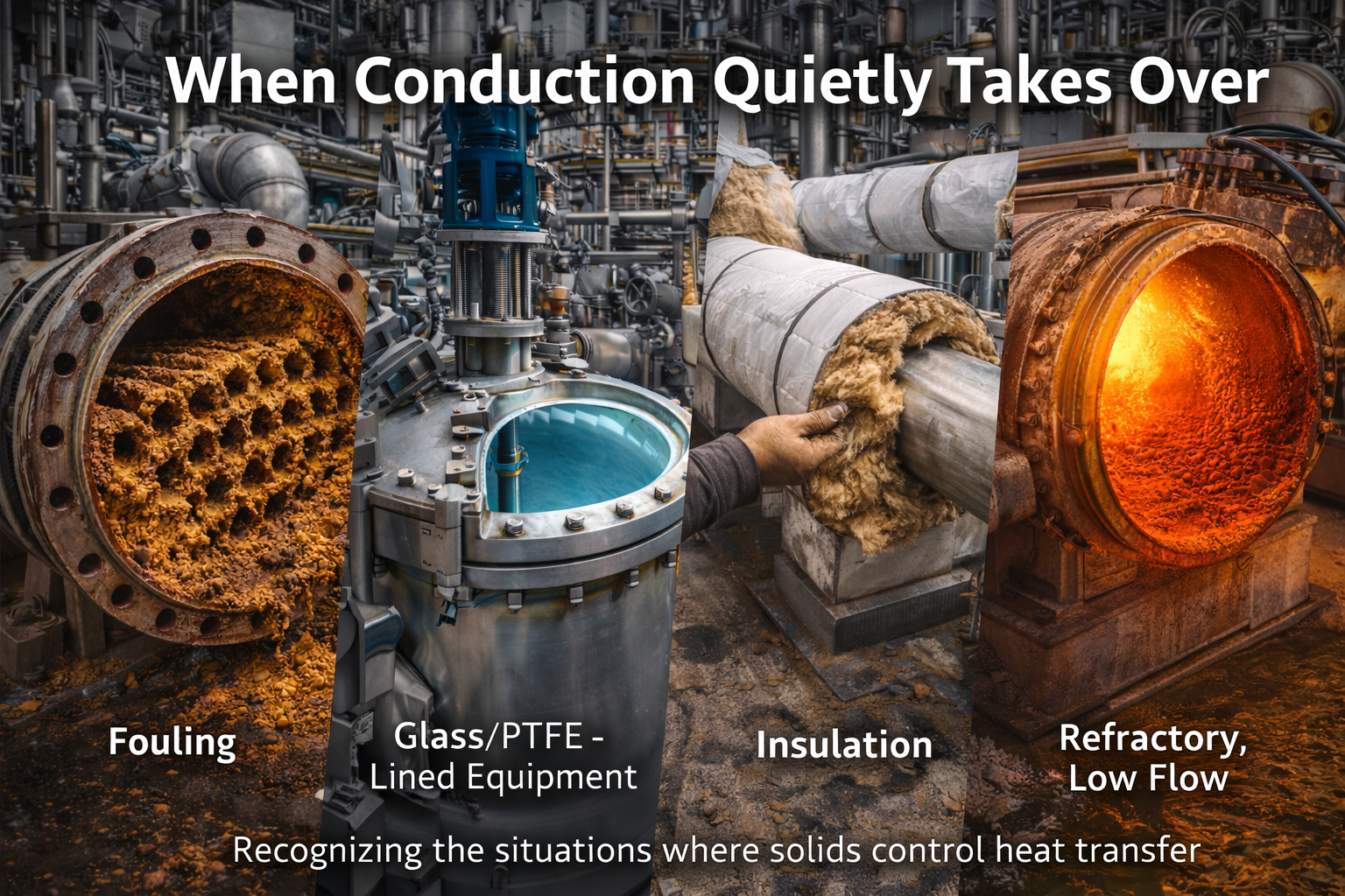 conduction dominated heat transfer in process equipment