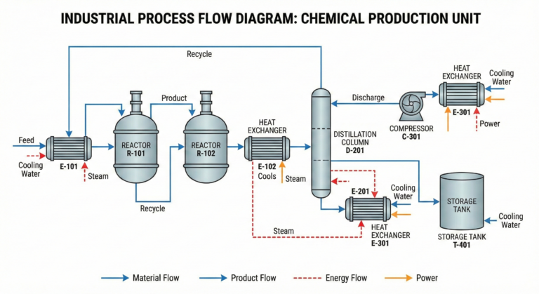 Heat Exchanger Location in Process Plant – A Process Map View