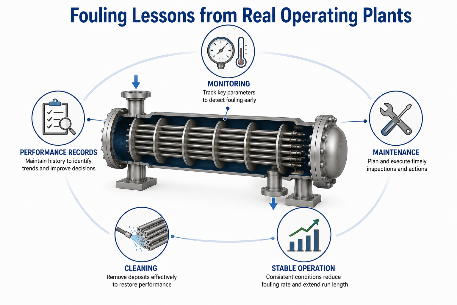 Engineering lessons learned from fouling in operating heat exchangers